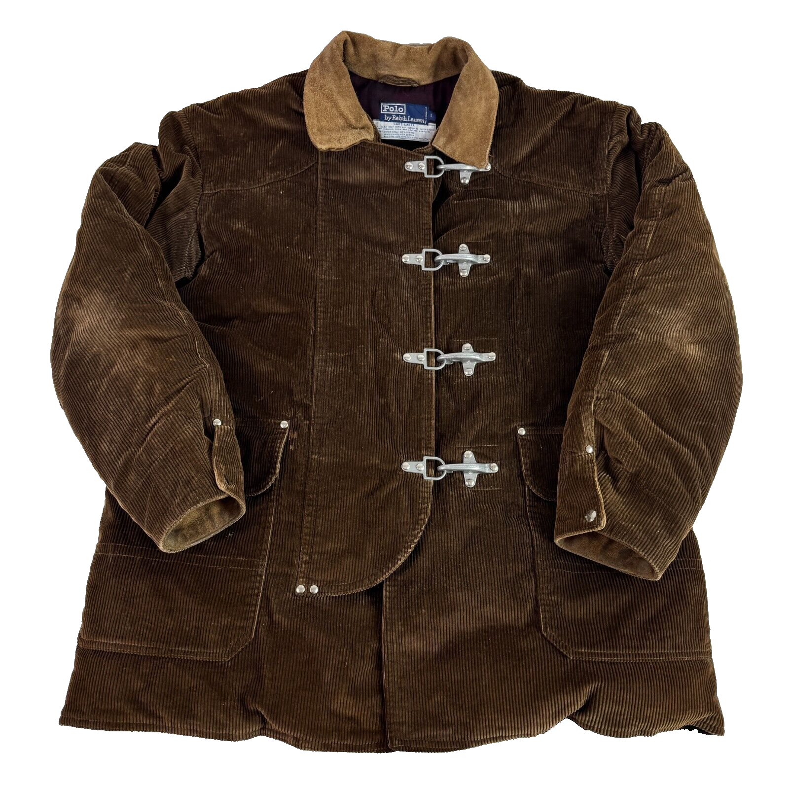 archive fur grunge fireman coat brown