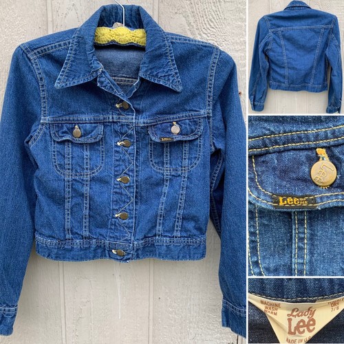 vintage Lady Lee denim jacket jean jeans jacket made in USA