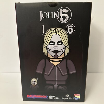 John 5 400% & 100% Bearbrick Set 2016 Medicom Be@rbrick Marilyn Manson