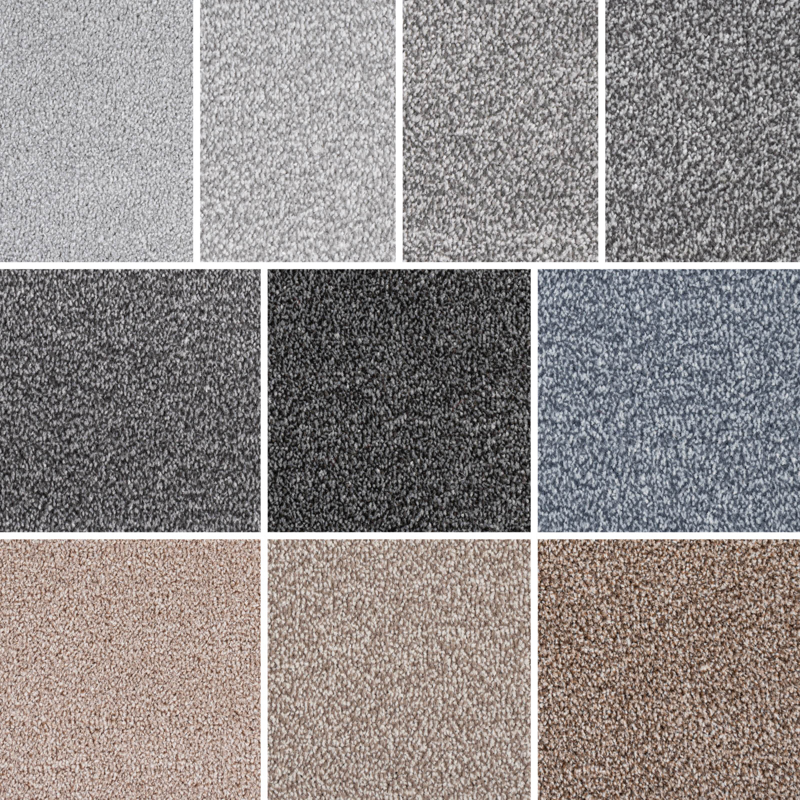 Saxony Carpet 16mm Thick Actionback Flecked Hard Wearing Bedroom Living Room 4m