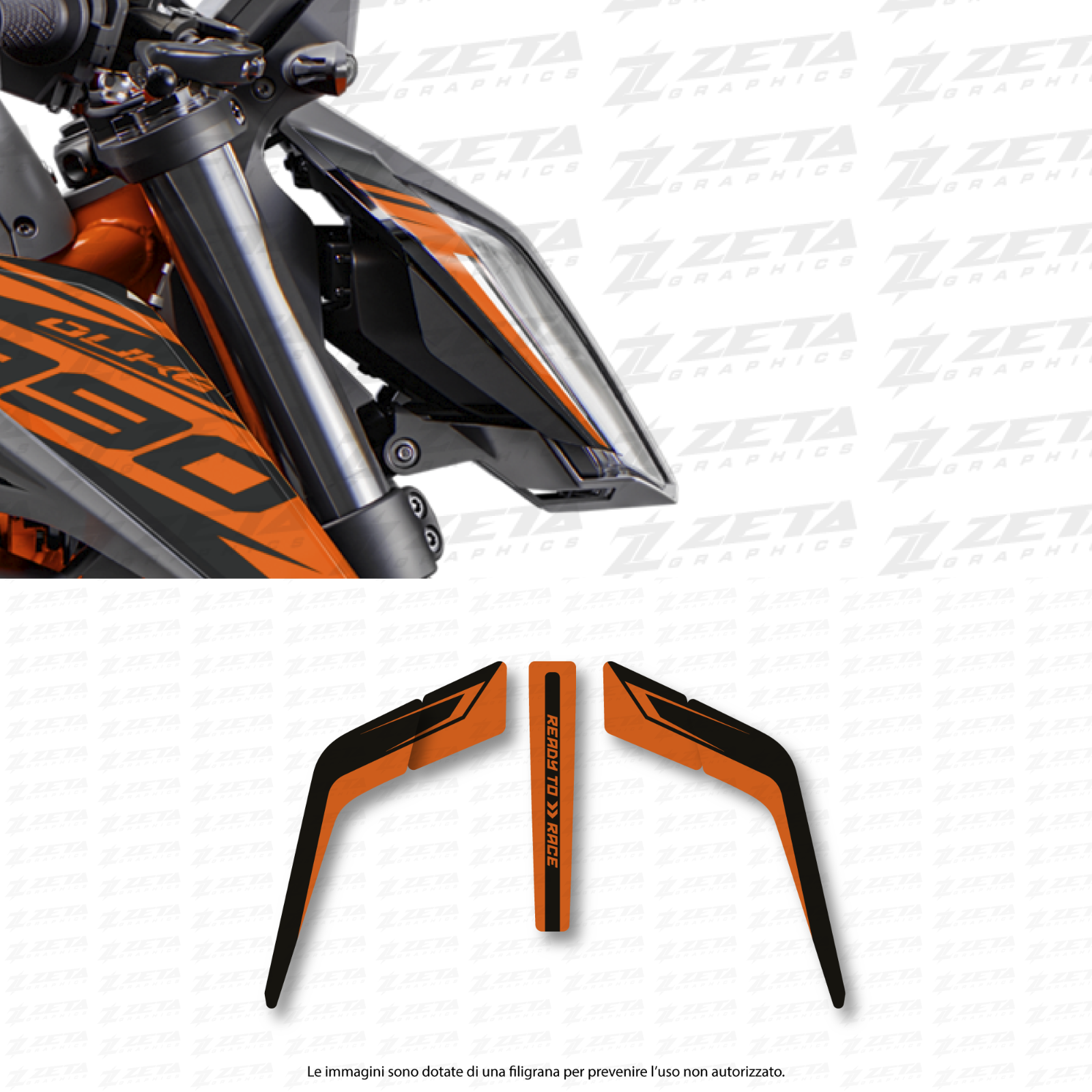 Stickers Kit Light for Ktm Duke 790/890 | eBay