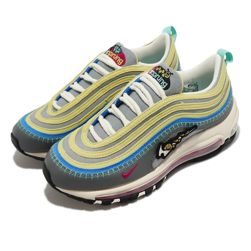 

Nike Air Max 97 SE GS Air Sprung Grey Multi Junior Kids Women Casual DN4381-001, Air Max 97 Se Gs