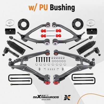 14x Front Suspension Control Arms w/ Leveling Lift Kit for Silverado Sierra 1500