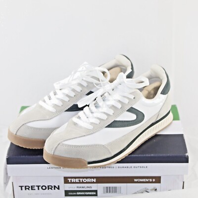 TRETORN RAWLINS womens lace up athletic sneakers Multi shoe sizes gray/green NEW