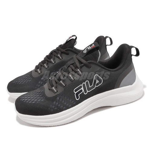 Fila Neon Walker Черно-белые мужские кроссовки для бега Спортивная повседневная обувь