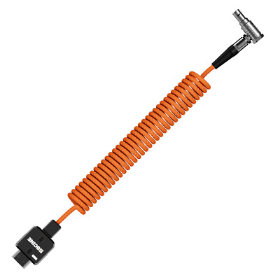 ZGCINE DT-LM D-TAP to LEMO 2Pin Male  Cable 60cm Stretchable Length S6U6