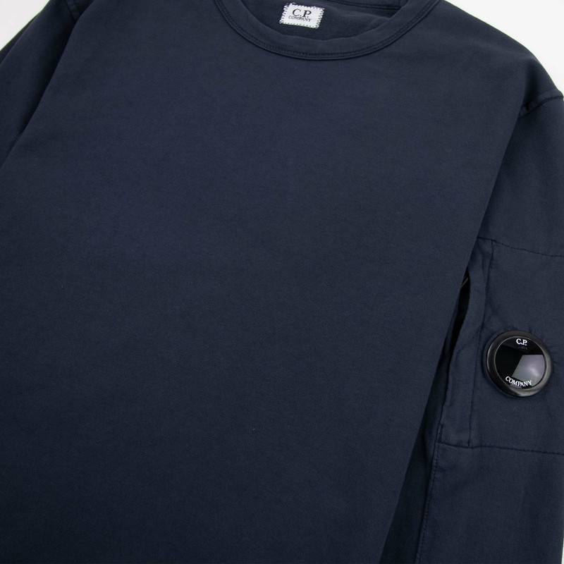 CP Company Light Fleece Lens Crew 
