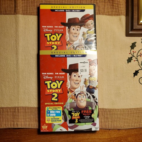 NEW - Toy Story 2 (Blu-ray/DVD, 2010, 2-Disc Set, Special