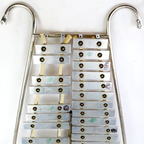 B.F.Kitching & Co Marching Bell Lyra Glockenspiel Xylophone Vintage +Mount Tube*