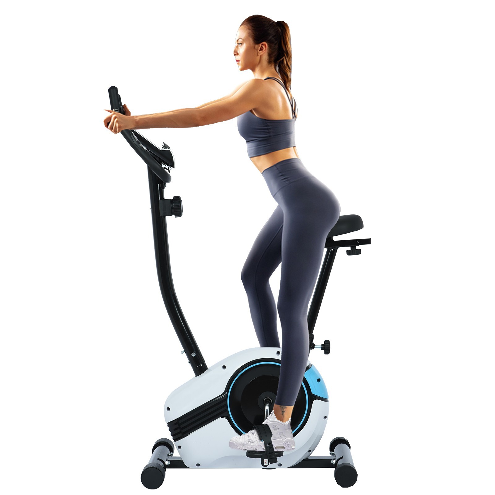 Home Elliptical Bike Cross Trainer Exercise Machine Fitness Workout Gym Cardio