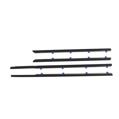 Window 4pcs Weatherstrip Moulding For Honda Civic Sedan 2012-15 72450tr0a01