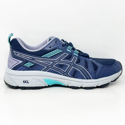 Asics Womens Gel Venture 7 1012A477 Синие кроссовки для бега Размер 7,5 Вт, Синий, Gel Venture 7
