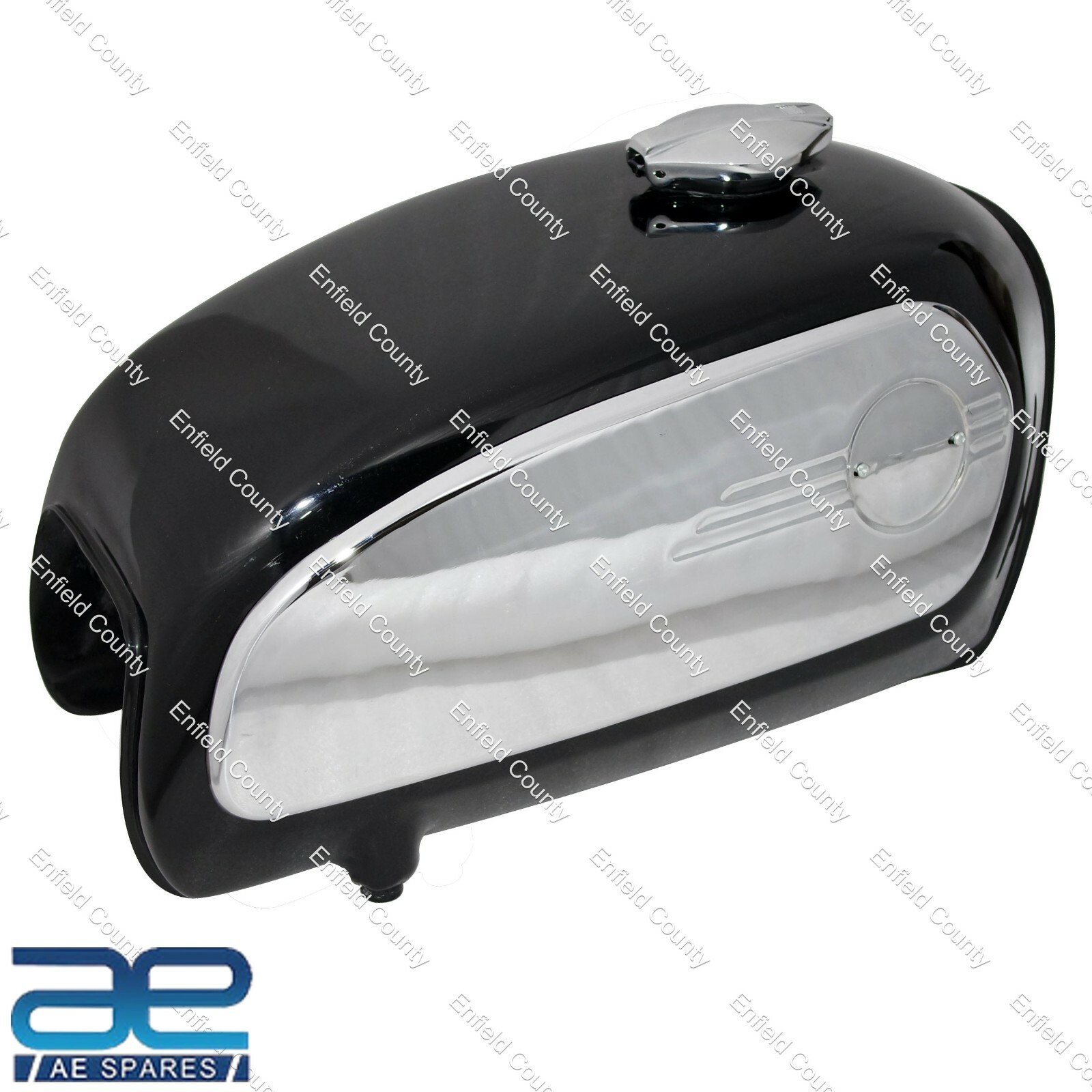 For BMW R75/5 Toaster Gas Petrol Tank Steel Black & Chrome With Cap  