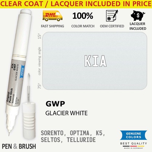 Gwp Touch Up Paint For Kia White Sorento Optima K5 Seltos Telluride