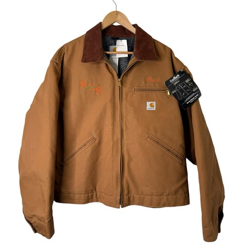 Vintage Carhartt Detroit Jacket Blanket Lined Mens Size 56