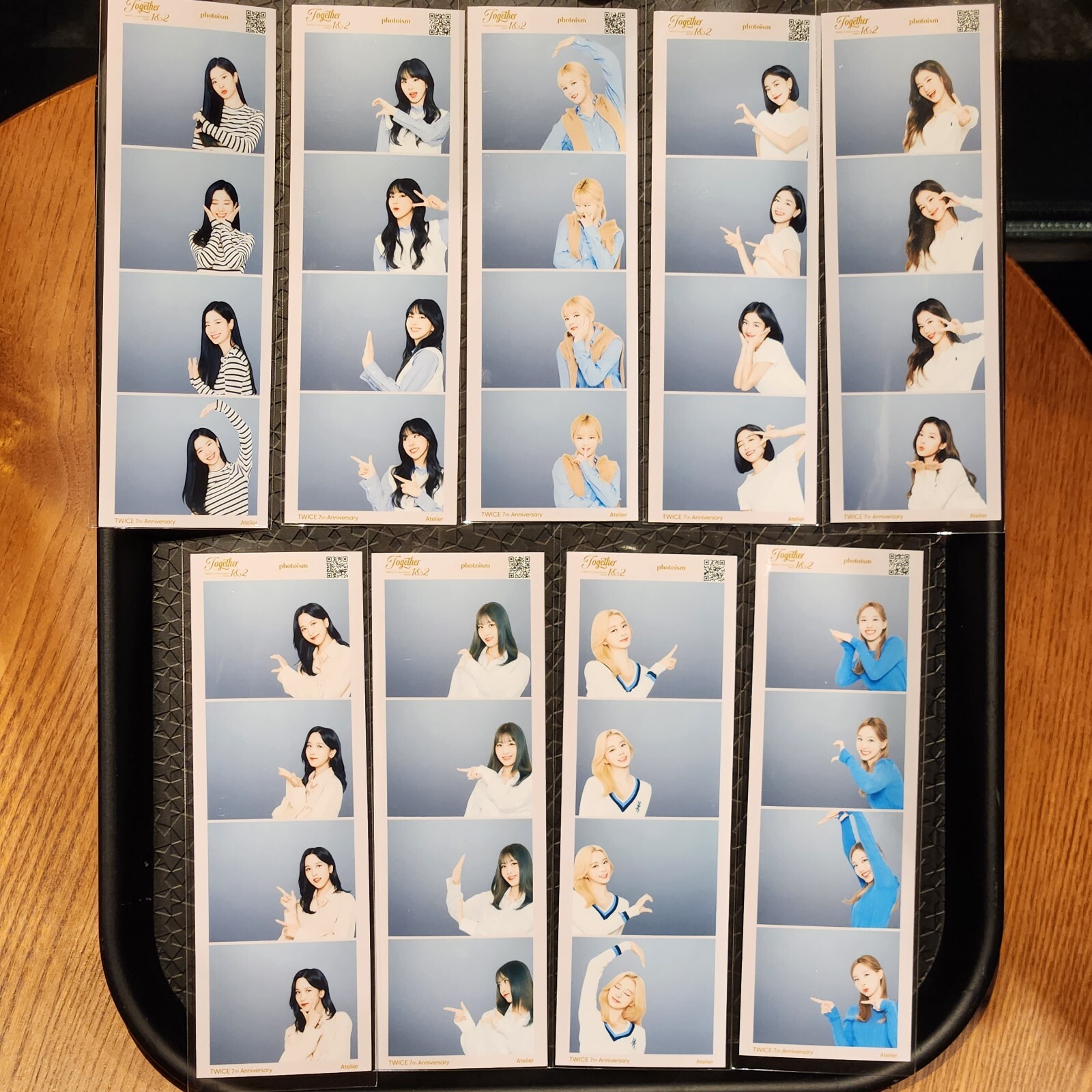 TWICE 7th anniversary together 1x2 フォト TWICE 7th Anniversary Atelier Together 1&2 Pop up Store