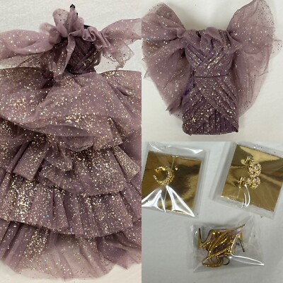 Bloomhour 5th Anniversary JHDFASHIONDOLLS Anna May Complete Outfit Accessories