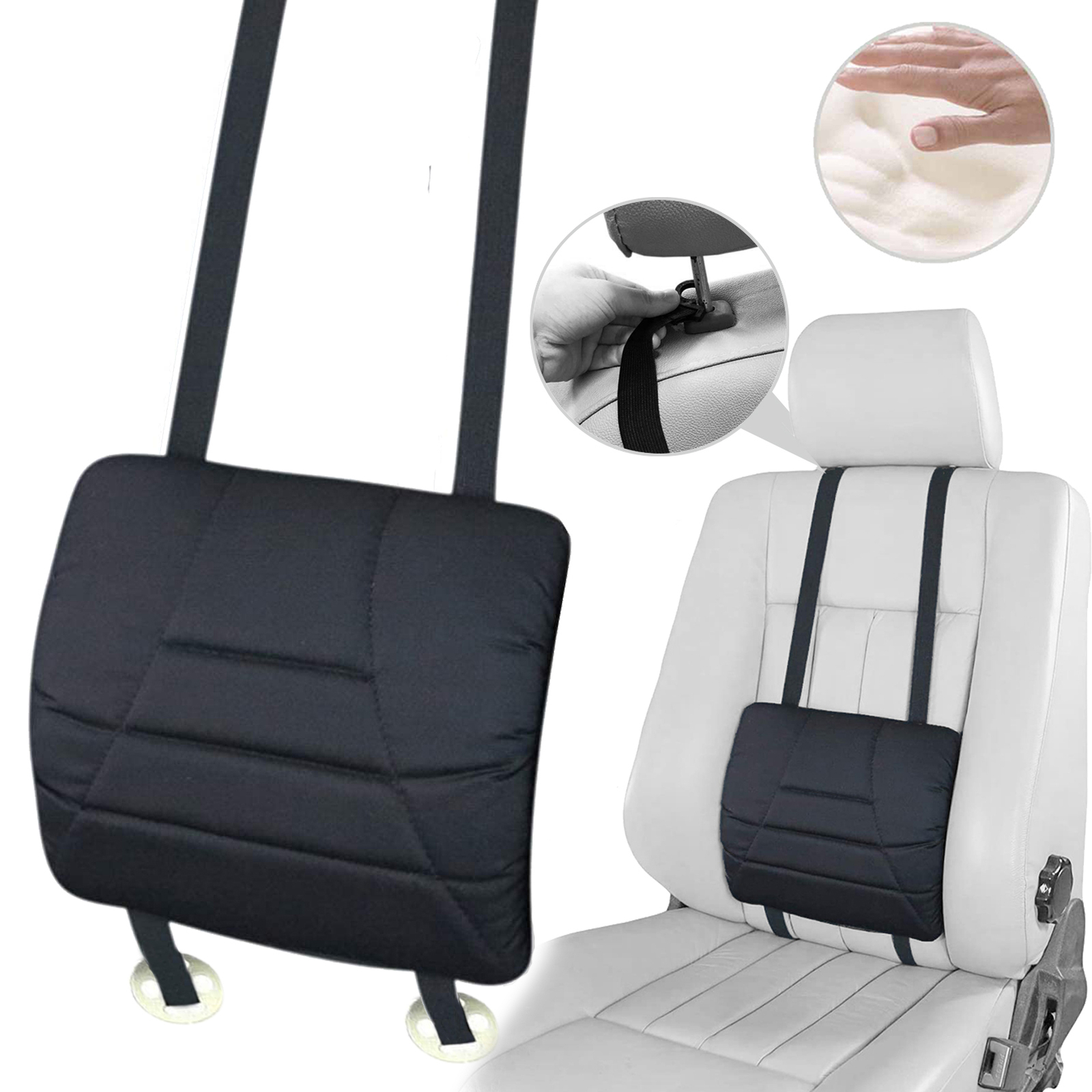 Lumbar Support Pillow Back Support Cushion for Car Seat Lowe