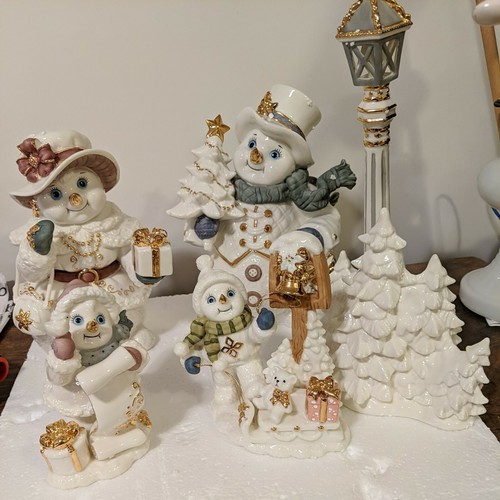 Snow Man「Grandeur」 Grandeur Noel Collectors Edition 2001 Porcelain Snowman