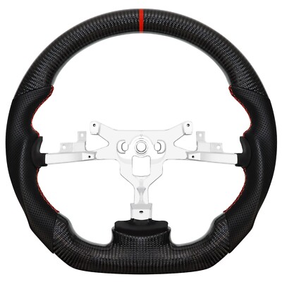 LOSCHEN Real Carbon Fiber Steering Wheel For Chevrolet Corvette C6 Z06 ZR1 06-11