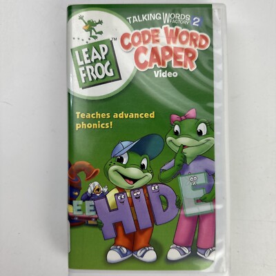 LeapFrog: Talking Words Factory II: The Code Word Caper (VHS, 2004)
