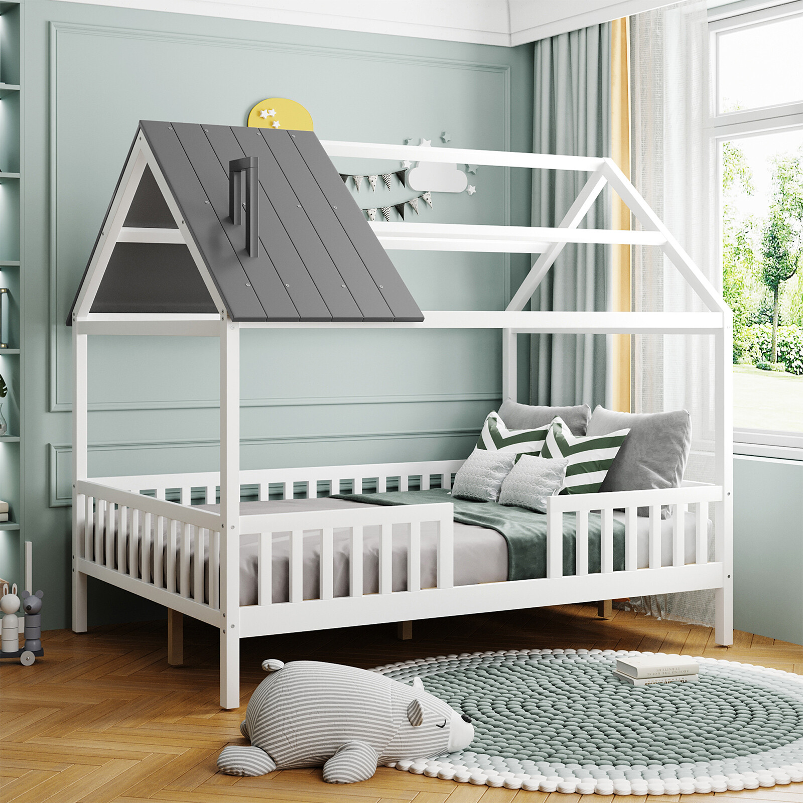 With Roof For Kids Teens Girls Boys Bedroom