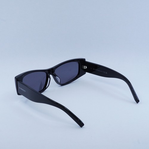 Pre-owned Givenchy Gv40048f 01a Shiny Black/grey 56-14-145 Sunglasses Authentic In Gray