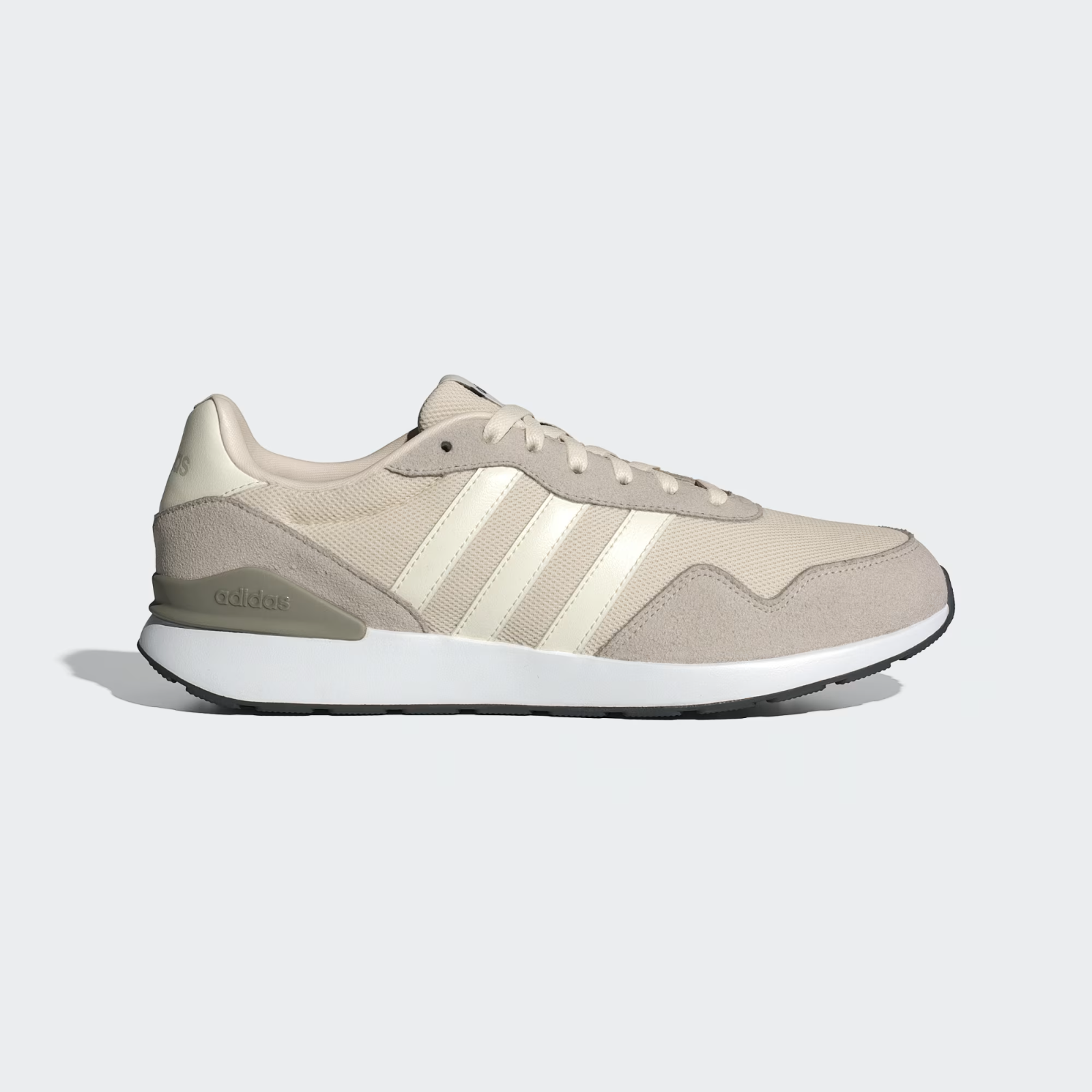 adidas Run 60s 4.0 Shoes in Alumina/Off White/Beige | eBay