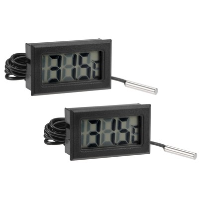 Digital Thermometer 10K with 1m NTC Temperature Sensor Probe 2pcs