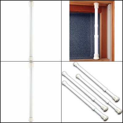 Set of 4 Window Security Bar Locks, Adjustable 17-29 Inches