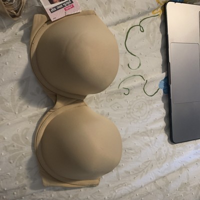 Maidenform  a Little Pick Me Up   Bra Nude Multi-Way Strapless 36D UW Push Up