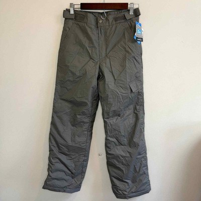 NWT Youth Columbia Ice Slope II Insulated Ski Pants Snow Pants Grey Large 14/16