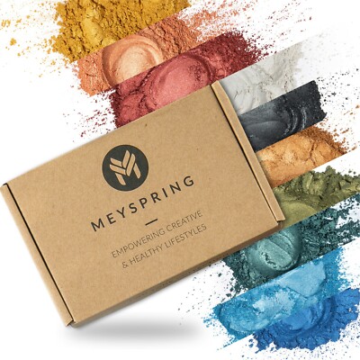 MEYSPRING 2Tone Collection Mica Powder Set - Epoxy Resin Color Pigment Resin Dye