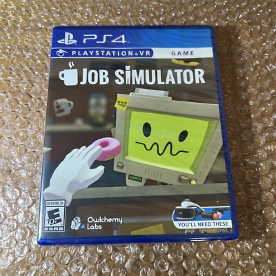 Job Simulator (PlayStation 4, 2017) PS4 BRAND NEW SEALED PlayStation VR Game