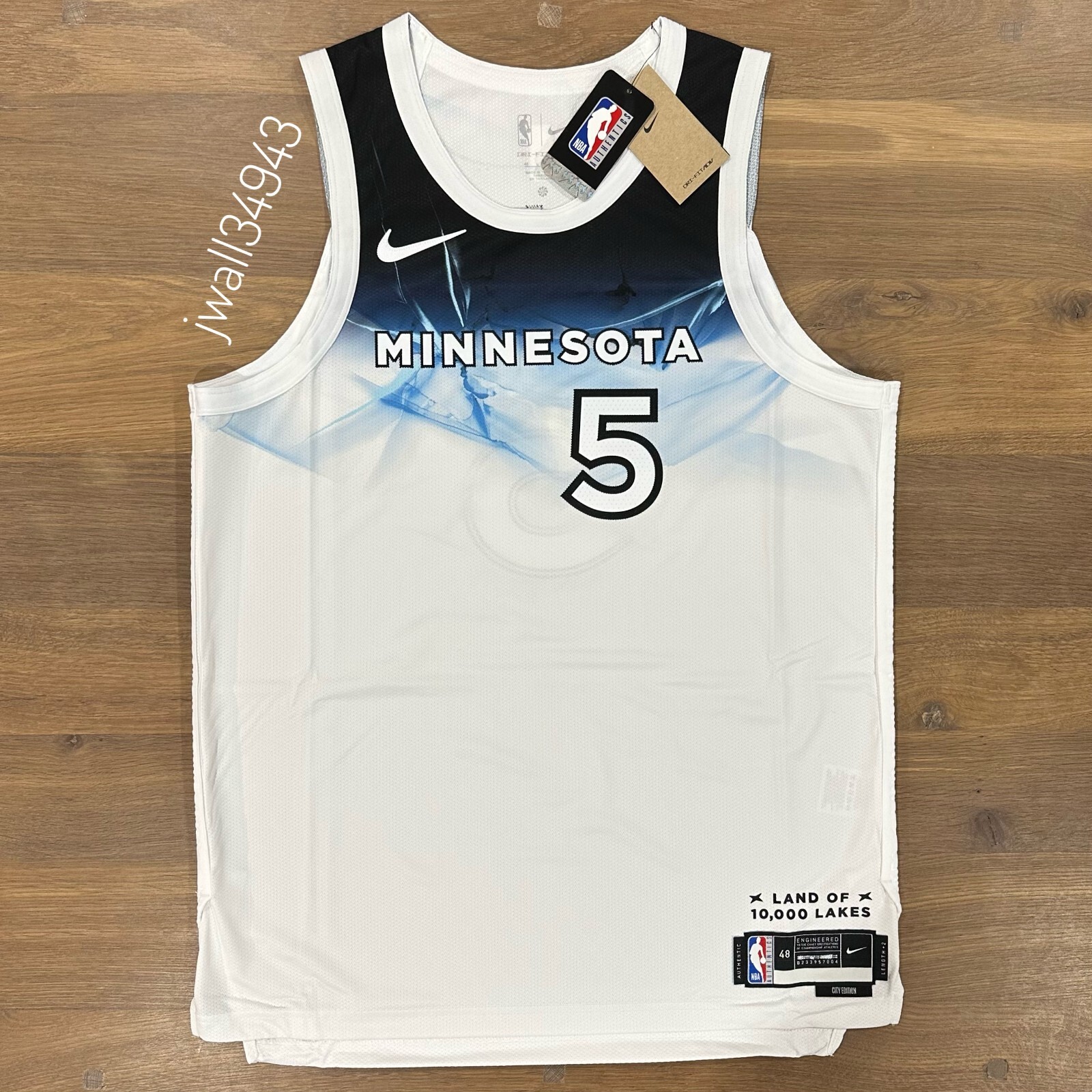 て*む様 NBA24-25 Anthony Edwards GameJersey Nike Anthony Edwards Minnesota Timberwolves 24/25 AUTHENTIC