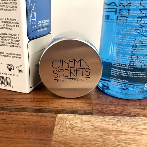 Cinema Secrets Pro Starter Kit Brush Cleaner 8oz with Tin 95% Full - READ DESC