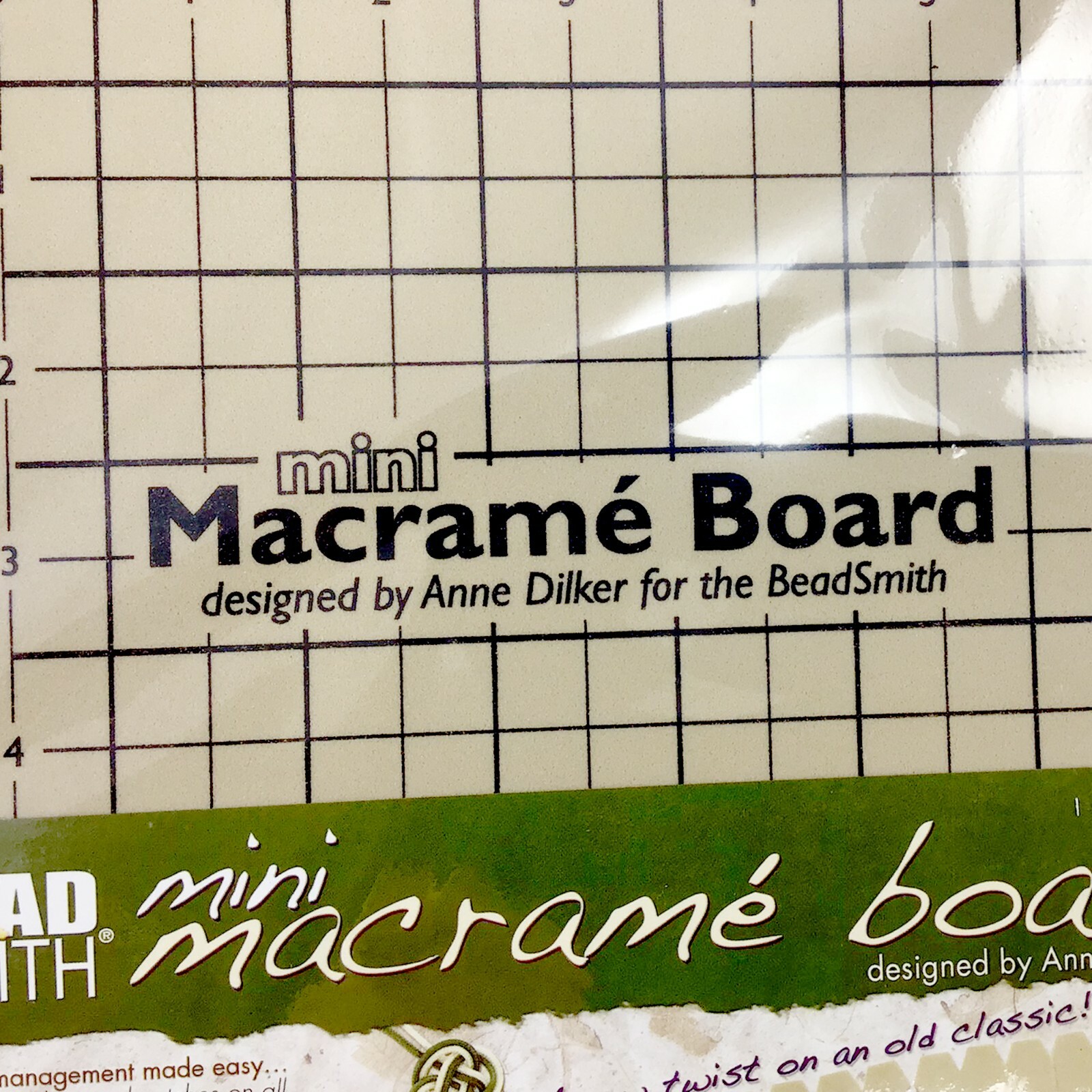 Beadsmith MACRAME BOARD MINI - 7.5x10.5" for DIY Craft Jewelry Free Shipping