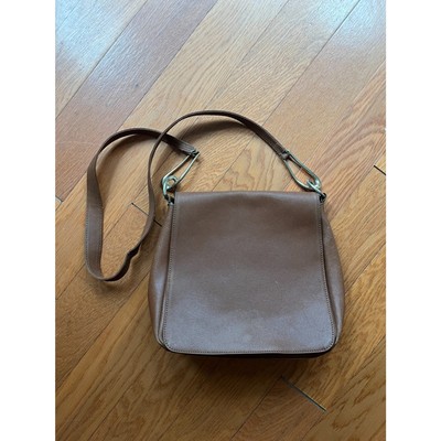 De Vecchi By Hamilton Hodge Made In Italy Leather Brown Bag Purse Satchel