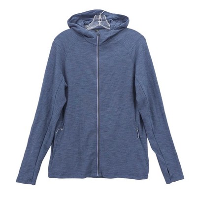 LULULEMON Surge Warm Full Zip Hoodie TLPP Blue Heather Thubholes Men's MEDIUM
