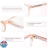Madison Avenue 2 Pack Square Vintage TR90 Blue Light Blocking Reading Glasses for Women, Anti Glare/Eyestrain Computer Readers Blue/Brown +4.0
