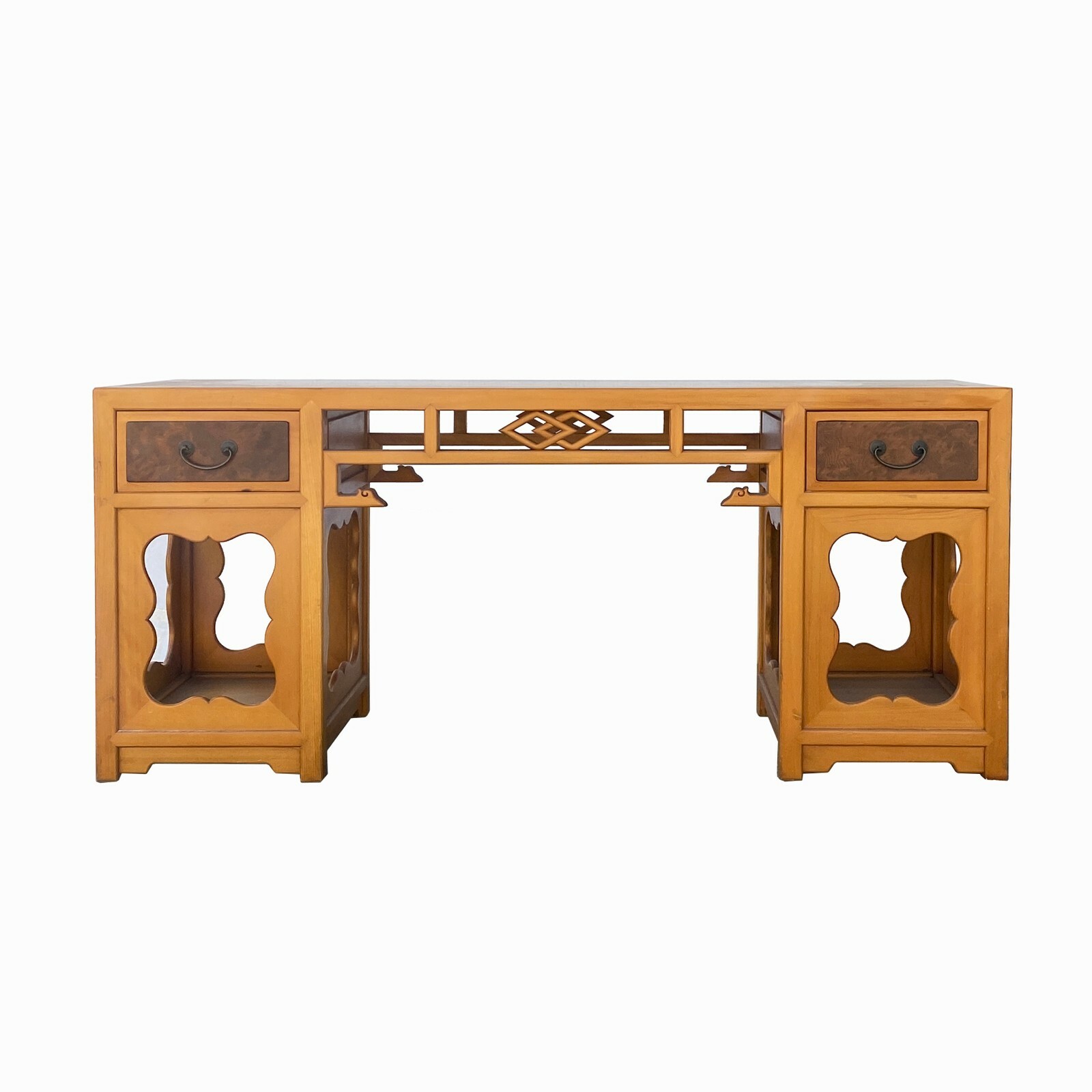 Chinese Brown Ru Yi Accent Low TV Console Cabinet Tea Table cs6046S Chinese Brown Ru Yi Accent Low TV Console Cabinet Tea Table cs6046S