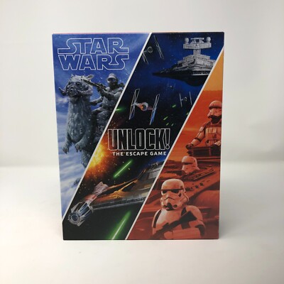 Star Wars UNLOCK The Escape! Game Mystery Game, 1-6 Players OPEN BOX