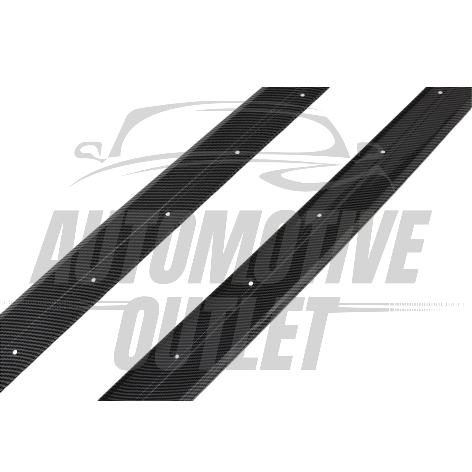 SIDE SKIRTS EXTENSION BLADES M SPORT CARBON LOOK FOR BMW 3 SERIES F30 F31 15
