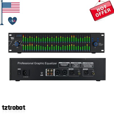 TKL T2531 Professional Graphic Equalizer Audio Processor Two 31-Band Spectrum US