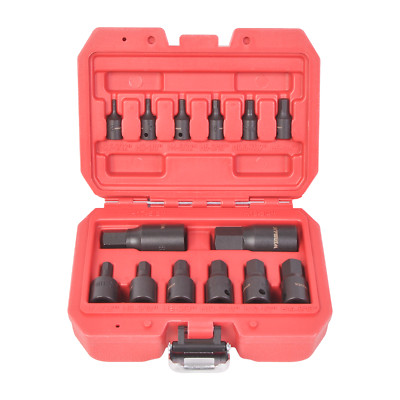 14PC 1/4''/ 3/8''/ 1/2'' Drive  Allen Bit Sleeve Set Cr-Mo Impact Socket Set