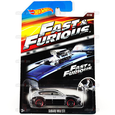 Hot Wheels - SUBARU WRX STI #07 silver/black - Fast