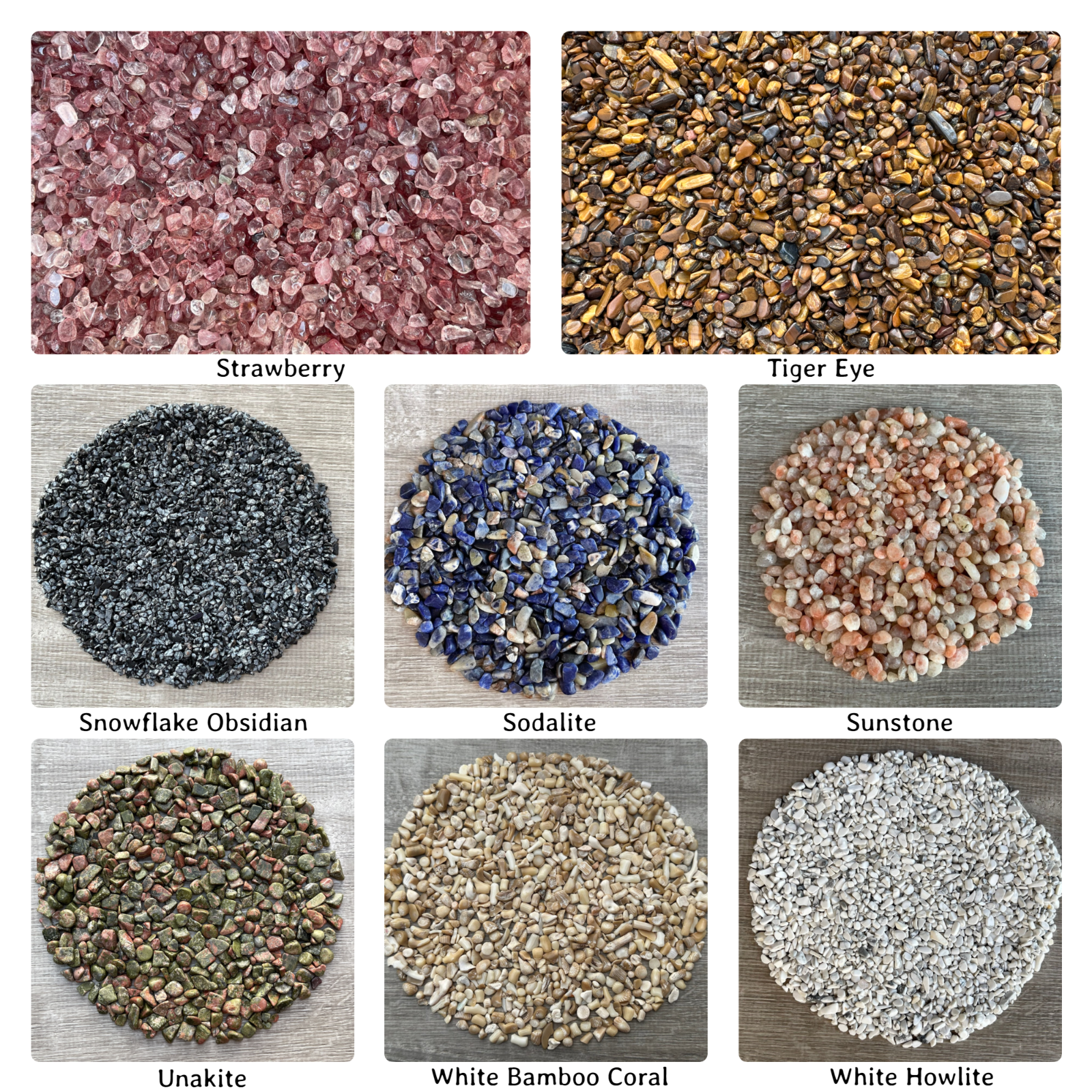 WHOLESALE 5 lbs Genuine Crystal Chips, Choose 90+ Types Natural Gemstone Chips