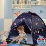 MountRhino Space World Kids Play Tent-60”x60”x47” Kids Pop Up Tent Children Camping Playhouse Indoor Outdoor Play Tents for Boys Girls Large Space Kids Tents with Rainfly Perfect Kid’s Gift