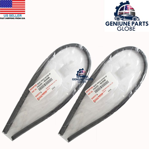 GENUINE TOYOTA 08-22 SEQUOIA 07-21 TUNDRA OUTSIDE MOULDING SET 2X 75533-0C040