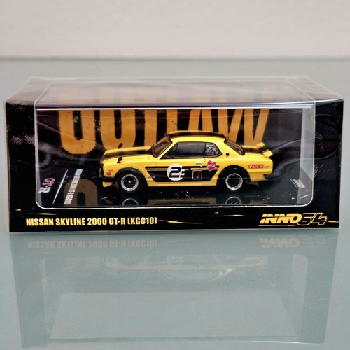 INNO64 Nissan 2000 GT-R KGC10 Yellow OUTLAW 